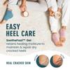 Dr. Frederick's Original Moisturizing Fuzzy Heel Socks for Dry Cracked Heels Treatment - Infused with Olive Oil, Jojoba Oil and Vitamin E - 2 Pairs - Stocking Stuffers for Adults - Teal Tranquility view 2