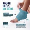 Dr. Frederick's Original Moisturizing Fuzzy Heel Socks for Dry Cracked Heels Treatment - Infused with Olive Oil, Jojoba Oil and Vitamin E - 2 Pairs - Stocking Stuffers for Adults - Teal Tranquility view 3
