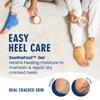 Dr. Frederick's Original Moisturizing Fuzzy Heel Socks for Dry Cracked Heels Treatment - Infused with Olive Oil, Jojoba Oil and Vitamin E - 6 Pairs - Stocking Stuffers for Adults - Variety Pack view 2