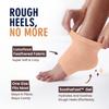 Dr. Frederick's Original Moisturizing Fuzzy Heel Socks for Dry Cracked Heels Treatment - Infused with Olive Oil, Jojoba Oil and Vitamin E - 2 Pairs - Stocking Stuffers for Adults - Peach Fuzz view 3
