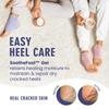 Dr. Frederick's Original Moisturizing Fuzzy Heel Socks for Dry Cracked Heels Treatment - Infused with Olive Oil, Jojoba Oil and Vitamin E - 2 Pairs - Stocking Stuffers for Adults - Lilac Leisure view 2