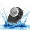 Cordless Mini Beard Trimmer Arc Shaped Foil USB Rehargeable Digital Display Beard Clipper (Black) view 2