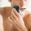 Cordless Mini Beard Trimmer Arc Shaped Foil USB Rehargeable Digital Display Beard Clipper (Black) view 3
