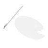 Clear Nail Palette Acrylic Clear Makeup Mixing Tray with Spatula for Painting Nail Art view 3
