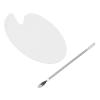 Clear Nail Palette Acrylic Clear Makeup Mixing Tray with Spatula for Painting Nail Art view 4