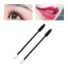 50Pcs Disposable Eyelash Brush Double Ended Disposable Eyelash Mascara Brush for Eye Lash Extension Eyebrow and Makeup (Black) view 4
