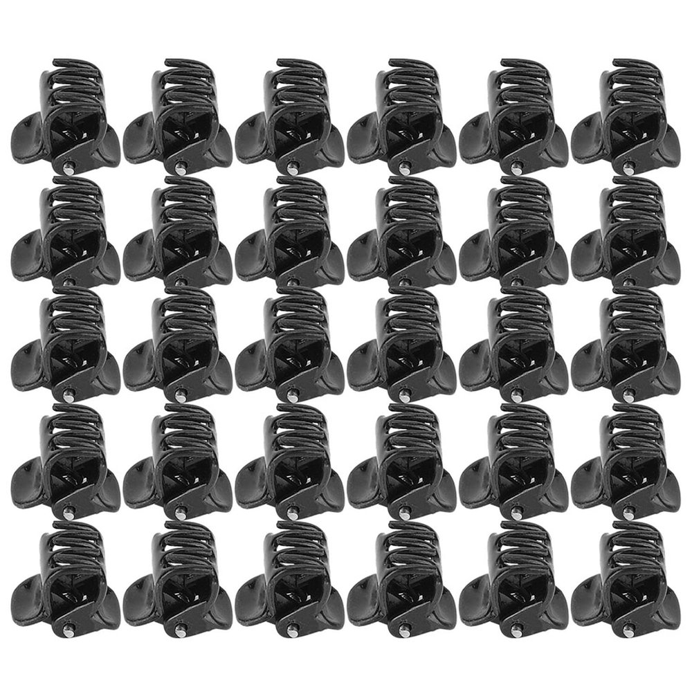 100PCS Black Plastic Mini Clips Small Claws Hair Clip Clamp Clothes Hair Accessories