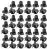 100PCS Black Plastic Mini Clips Small Claws Hair Clip Clamp Clothes Hair Accessories view 4