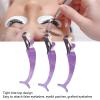 3 Pcs Lash Tweezers Curved Jaws Tight Bite Eyelashes Applicator Tool Stainless Steel Lash Extensions Tweezers view 2