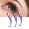 3 Pcs Lash Tweezers Curved Jaws Tight Bite Eyelashes Applicator Tool Stainless Steel Lash Extensions Tweezers view 3