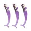 3 Pcs Lash Tweezers Curved Jaws Tight Bite Eyelashes Applicator Tool Stainless Steel Lash Extensions Tweezers view 4