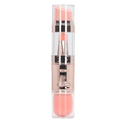5 in 1 Makeup Brush Rose Gold Multifunctional Sponge Loose Powder Eyebrow Eyeshadow Lip Brush