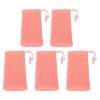 Mesh Soap Pouch Exfoliating Soft Drawstring Design Soap Foaming Net for Body Facial Cleaning 5pcs view 1