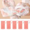 Mesh Soap Pouch Exfoliating Soft Drawstring Design Soap Foaming Net for Body Facial Cleaning 5pcs view 2