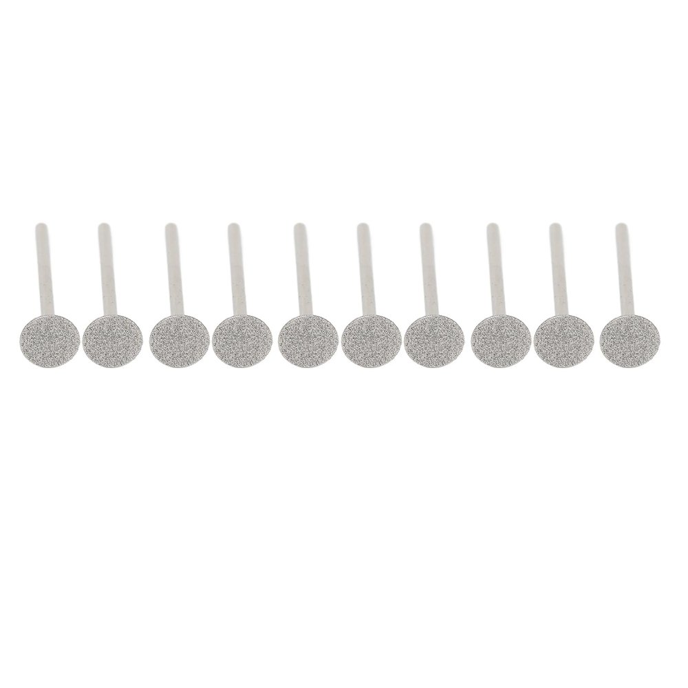 10pcs Nail Grinding Bits Manicure Polishing Head Set Interchangeable Nail Drill Bits