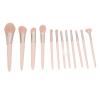 12pcs Makeup Brush Set Soft Fiber Hair Loose Powder Blush Eyebrow Eyeshadow Brush for Makeup Artist view 1