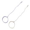 2pcs Eyelash Extension Tweezer Holder Bracelet Silicone Ring Tweezers Protector Wrist Band Strap Purple White view 4