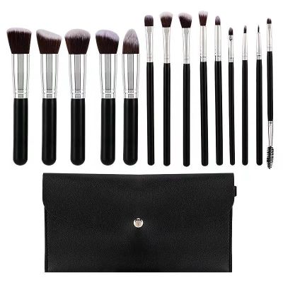 14 Makeup Brush Set, Loose Foundation, Soft Bristle Brush