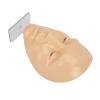 5D Silicone Makeup Practice Face Teaching Face Eye Cosmetic Mannequin Board for Cosmetology (White) view 3