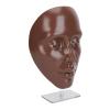 5D Silicone Makeup Practice Face Teaching Face Eye Cosmetic Mannequin Board for Cosmetology (Black) view 4
