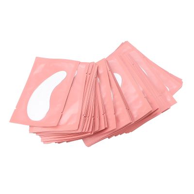 100 Pairs Under Eye Pads for Eyelash Extensions, Disposable Eye Gel Patches, NonWoven Fabric Eyelash Plasters, Eye Area Moisturizing Pads
