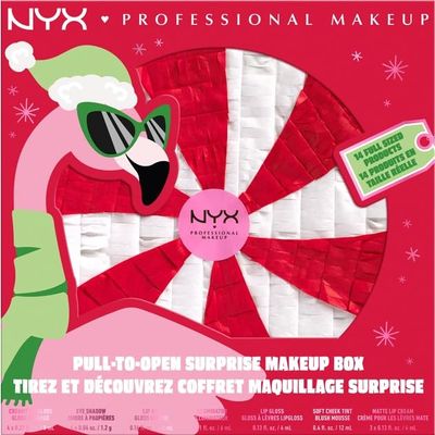 FLAMINGO PULL-TO-OPEN SURPRISE MAKEUP BOX