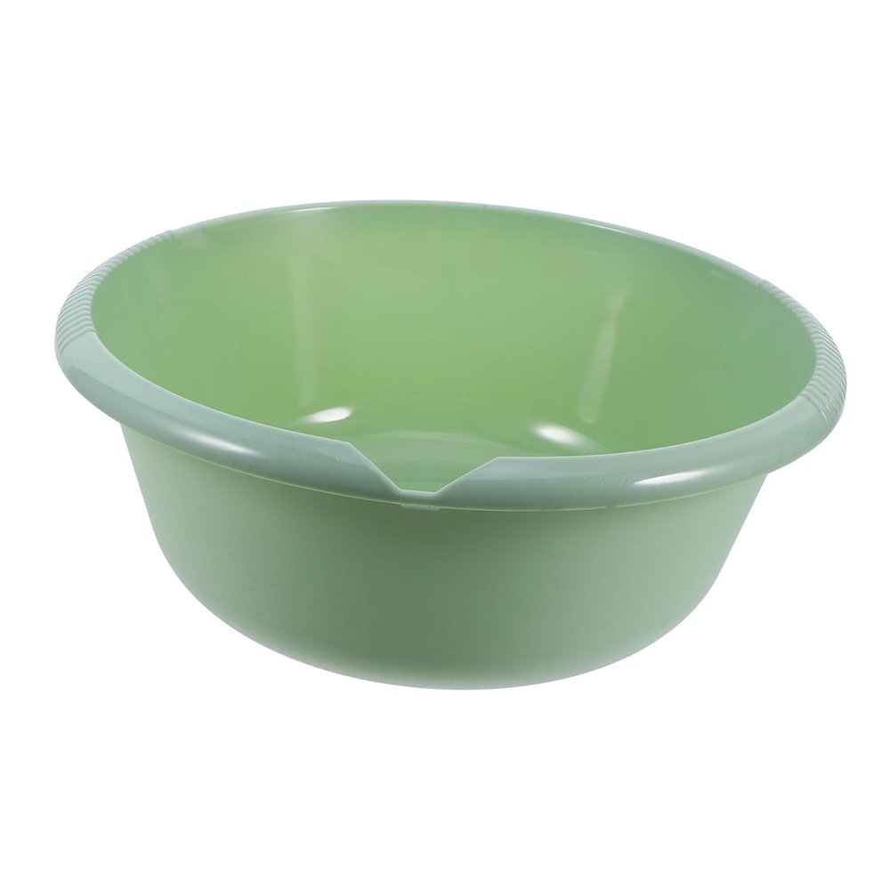ORFOFE Wash Basin for Feet and Clothes Large Plastic Tub Drain Spout Thickened Household Basin for Bathing Washing and Soaking Versatile for Bathroom Use