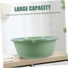 ORFOFE Wash Basin for Feet and Clothes Large Plastic Tub Drain Spout Thickened Household Basin for Bathing Washing and Soaking Versatile for Bathroom Use view 2