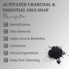 Activated Charcoal Detox Body Wash, Unscented, 8 oz, Apple Cider Vinegar, Lemon Oil, Tea Tree Oil, Carrot Oil, Coconut Oil, Turmeric Oil, Olive Oil, Detox Soap, Cleanse, Nourish, Charcoal Soap (8 oz) view 4