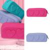 EINCORN Makeup Bag Cosmetic Bag Heart Cosmetic Pencil Case Toiletry Bag Silicon Makeup Bag for Makeup Brush view 2