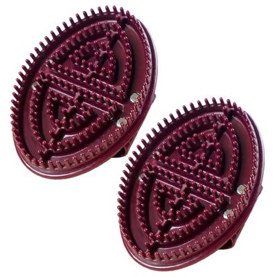 2Pcs Massage Brush with Essential Oils TPV Flexible Cellulite Brush Anti-Cellulite Slimming Relaxing Massage Brush for Beauty Salon Massager Bath Bath & Body Brushes