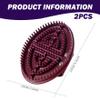2Pcs Massage Brush with Essential Oils TPV Flexible Cellulite Brush Anti-Cellulite Slimming Relaxing Massage Brush for Beauty Salon Massager Bath Bath & Body Brushes view 4