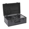 Barber Case Organizer, Beauty Professional Barber Case, Barber Briefcase Tool Box with Lock, Salon Hair Styling Tools Organizer for Hair Stylist Groomer view 2