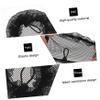 FRCOLOR 20pcs Elastic Hair Hairnets for Dancers Bun Covers Lace Design Hair Accessory for Dance Yoga and Daily Use view 3