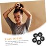 FRCOLOR 20pcs Elastic Hair Hairnets for Dancers Bun Covers Lace Design Hair Accessory for Dance Yoga and Daily Use view 4