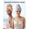 KITCISSL Hair Towel Dry Hair Cap for Girl and Women, Female Quick-Drying Hair Towel Hair Drying Towel Bath Cap Hair Wrap Towels Quick Dry Towel for Long Short Straight Curly Hair(Beige) view 4