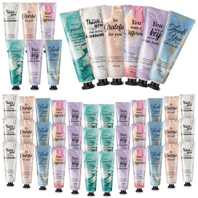 36pcs Mini Body Lotion Bulk Employee Appreciation Gifts for Coworker Teachers Valentines Day Inspirational Travel Size Dry Skin Hand Cream Lotion for Staff Team Women Men