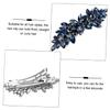 Austrian Crystal Bridal Hair Barrettes, Rhinestones Vintage Hair Clips, Sparkly Glitter Crystal Hairgrip Wedding Hair Headwear Accessories for Women Girls view 3