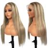 13x4 Blonde Lace Front Wigs Human Hair, Highlighted Ash Brown Mix Platinum Blonde #60 HD Balayage Lace Frontal Wigs Full Ends Colored Glueless Pre Plucked Lace Front Wigs Human Hair for Women 20 view 4