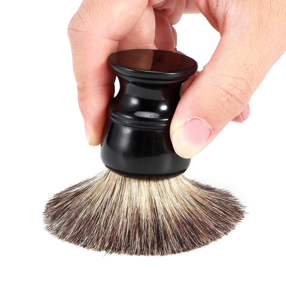 Shaving Brush Portable Hair Shaving Brush Base Shave Brush for Shaving Foam