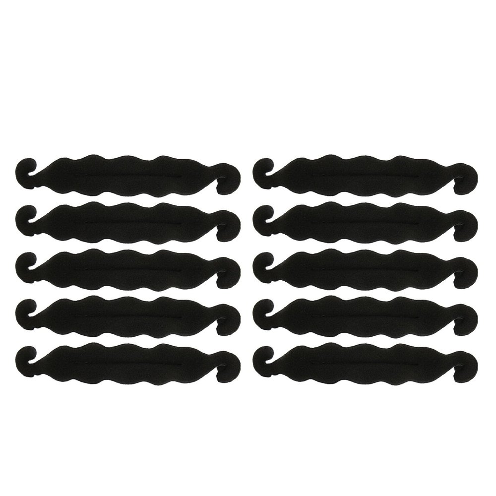 Tissting 10 Pcs Magic Hair Bun Maker, Sponge Buns Shaper Flexible Reusable Bun Twister for Updo Ballet Buns Hairstyle Styling