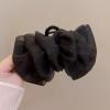 Large Bow Hair Claw Clips for Women Mesh Bubble Hair Barrettes for Thick Thin Hair Elegant Chiffon Silk Hair Accessories (Tulle black) view 3