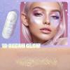 DAGEDA Body Glitter Gel, Roll-on Face Glitter for Mermaid Makeup Festival Rave Accessories, Holographic Hair Glitter Gel,Body Shimmer Halloween Makeup for Rave Party(Ocean Glow) view 2