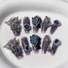Handmade Wearing Armor Butterfly Japanese Butterfly Shadow Detachable Nail Fake Nail Patch(M) view 1