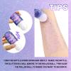 DAGEDA Body Glitter Gel, Roll-on Face Glitter for Mermaid Makeup Festival Rave Accessories, Holographic Hair Glitter Gel,Body Shimmer Halloween Makeup for Rave Party(Crazy Purple) view 4