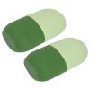 2pcs Ice Face Roller Reducing Puffiness Silicone Facial Eye Cold Roller Massage Tool for Home (Green) view 1