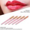 5pcs Glitter Crystal Lip Brush Round Head Portable Fiber Wool Lash Brush for Makeup view 2