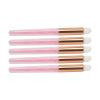 5pcs Glitter Crystal Lip Brush Round Head Portable Fiber Wool Lash Brush for Makeup view 3