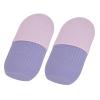 2pcs Ice Face Roller Reducing Puffiness Silicone Facial Eye Cold Roller Massage Tool for Home (violet) view 2