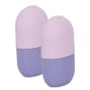 2pcs Ice Face Roller Reducing Puffiness Silicone Facial Eye Cold Roller Massage Tool for Home (violet) view 3